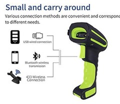 Scanner with USB, Bluetooth, and 433 Wireless Connectivity