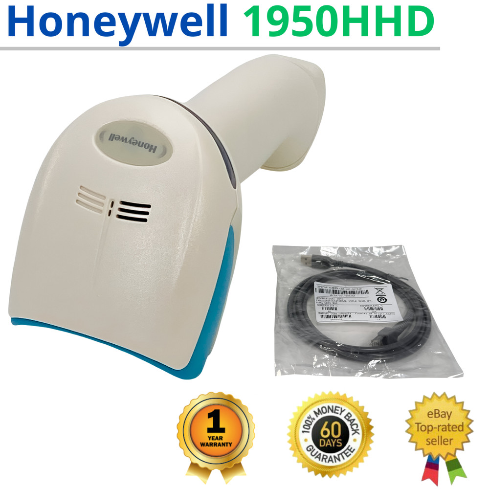 ✅Honeywell Xenon 1950 1D 2D QR Barcode Scanner w/USB Cable 1 YEAR WARRANTY!🔥⭐