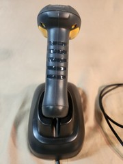 Adesso NuScan 4100B Black Bluetooth Antimicrobial Waterproof CCD Barcode Scanner