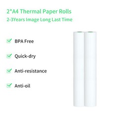 PeriPage 2 Rolls A4 Thermal Paper 210x30mm for A40 Portable Thermal Printer W6E1