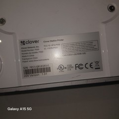 Clover Station C500 Point of Sale POS System P550 Printer HUB & Power | Reset