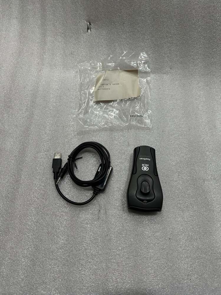 RealScan 7832 Barcode Scanner With Cables New Old Stock In Box