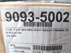 3 1/8″ X 815′ Unbranded Thermal ATM Heavyweight Thermal Receipt Paper (2 Rolls)