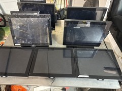 7 units available Aures YUNO-BASE 151-BLACK-II ART-03520 POS Touch Screen Displa