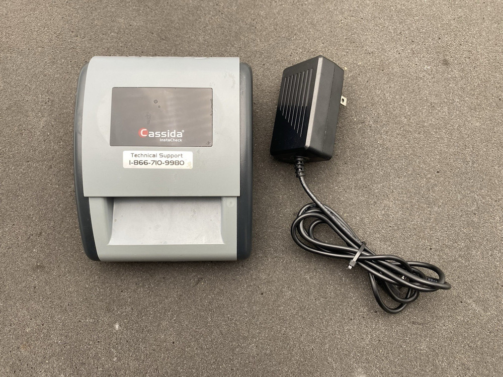 Cassida InstaCheck Automatic Counterfeit Bill Detector w/ AC Adapter