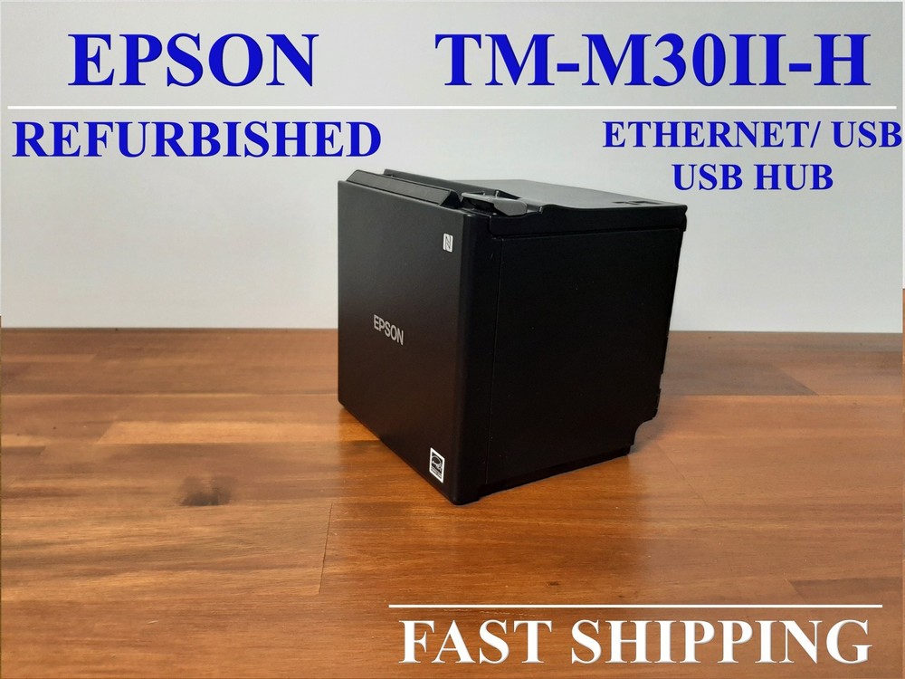 Epson TM-M30II-H POS Point of Sale Thermal Printer Ethernet USB Hub
