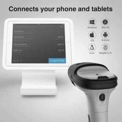 Inateck 1D Wireless Bluetooth Barcode Scanner Reader USB Handheld BCST-70 USED