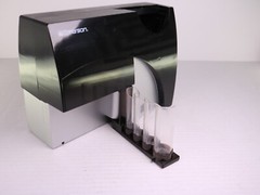 Emerson 4-Barrel Automatic Coin Sorter as is for parts, No Power Supply See Pics
