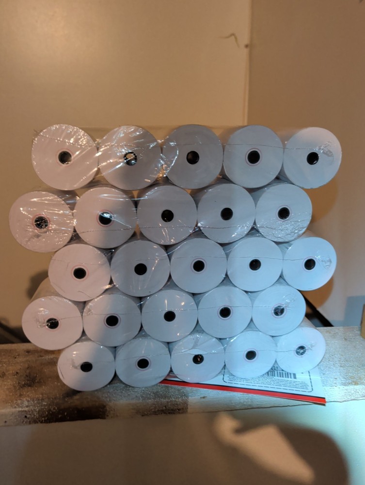 3 1/8″ x 230′ THERMAL POS RECEIPT PRINTER ROLL PAPER BPA FREE USA 50 ROLLS