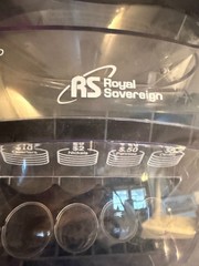 Royal Sovereign Manual Hand Crank Coin Sorter, incl 42 Coin Wrappers