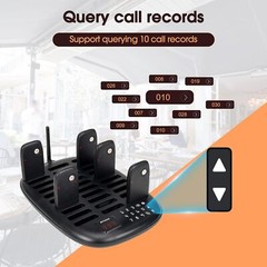 TD175P Pagers for Restaurants, Restaurant Pager System Buzzers, Set with Vibrati