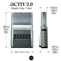 ACM 2.0 Featherweight Wallet – Exact Card Select and Storage – RFID Blocking …