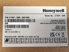 Honeywell CT45 XP handheld computer with battery, spare battery and USB cable