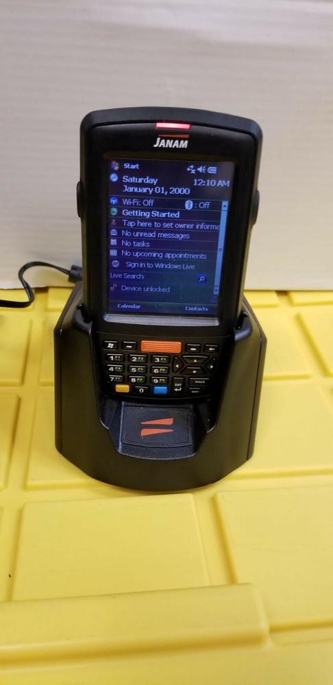 Janam XM60W Scanner w/ Stylus Pen XM60W-1NGCBR00 used good tested