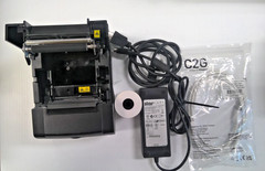 Star Micronic TSP100II 143IIU POS Receipt Printer AC Adapter+USB 2.0 A/B Cable