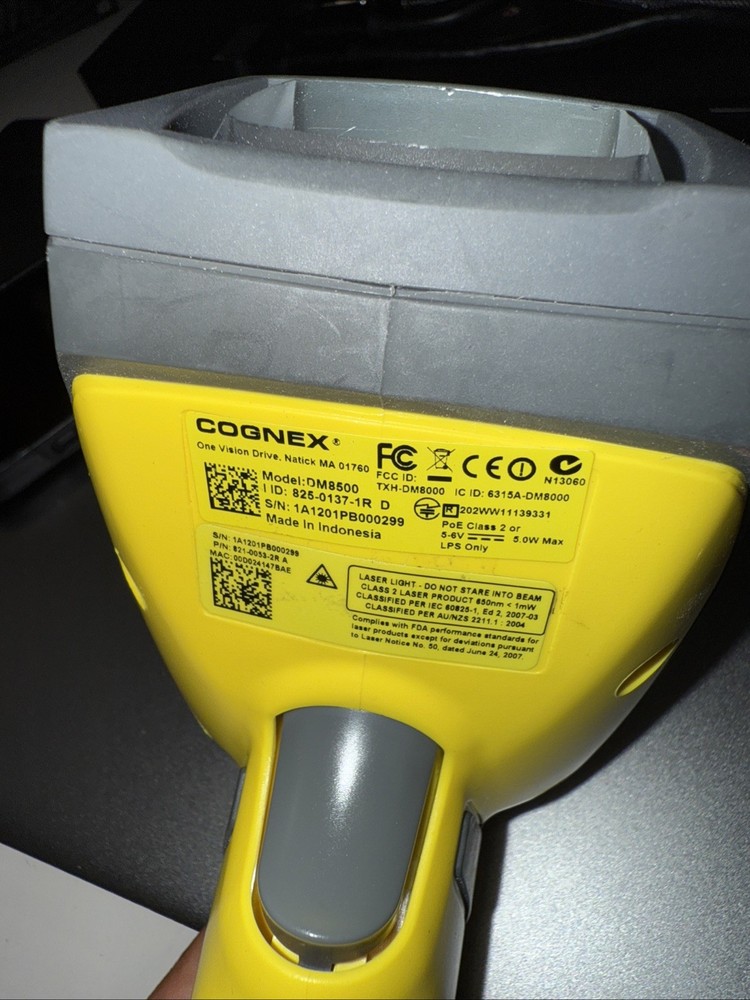 COGNEX DM8500 Barcode Reader Scanner 825-0137-1R D