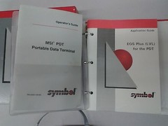 Symbol PDT 1475 Portable Data Terminal With Guides and Software