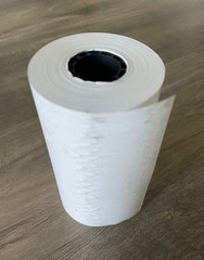 4 1/8″ x 125′ Standard 48g Thermal Paper Rolls, 0.75″ Core, 12 Rolls – Made USA