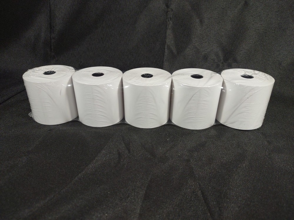 5 Rolls 2 1/4″ X 165′ Thermal Receipt Paper Cash Registers Credit Card Machines