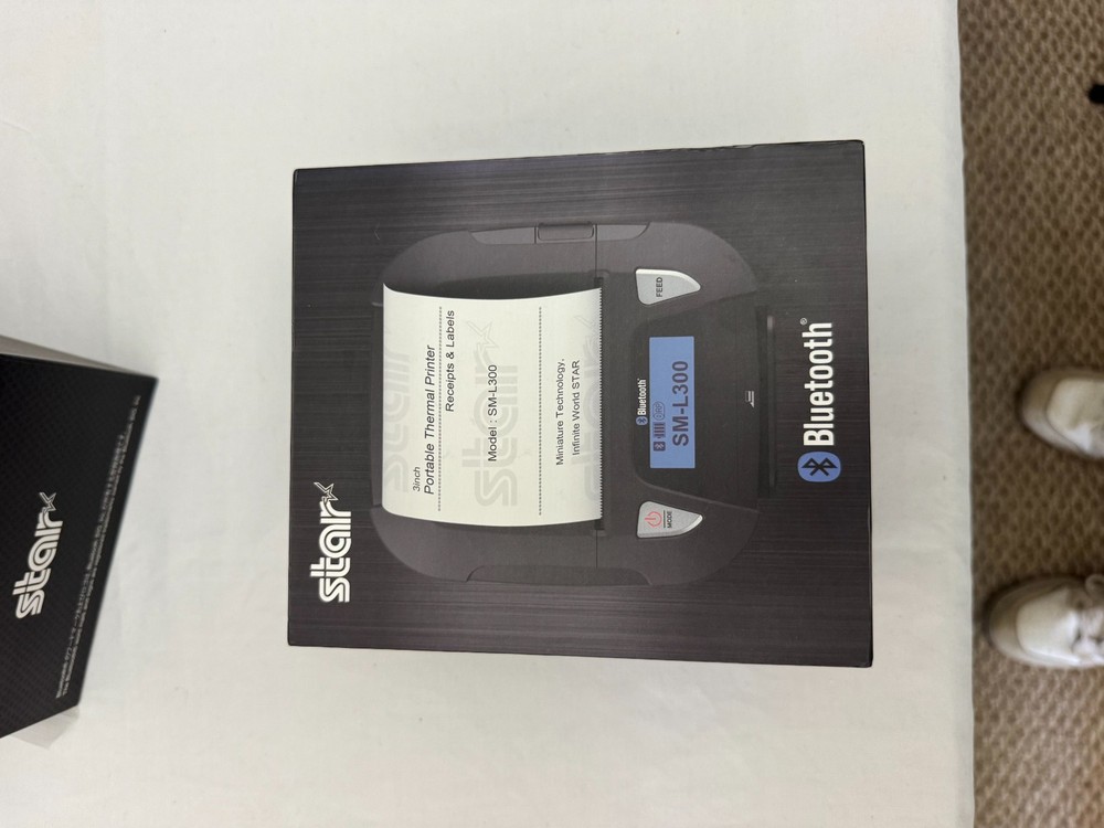 Star Micronics SM-L300 Bluetooth Mobile Thermal Receipt Label Printer 3″ POS