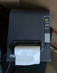 400814-001 Micros Workstation w/Stand, Cash Register, Printer and Price display