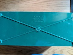 $200 Dimes Holder Green Plastic Tray