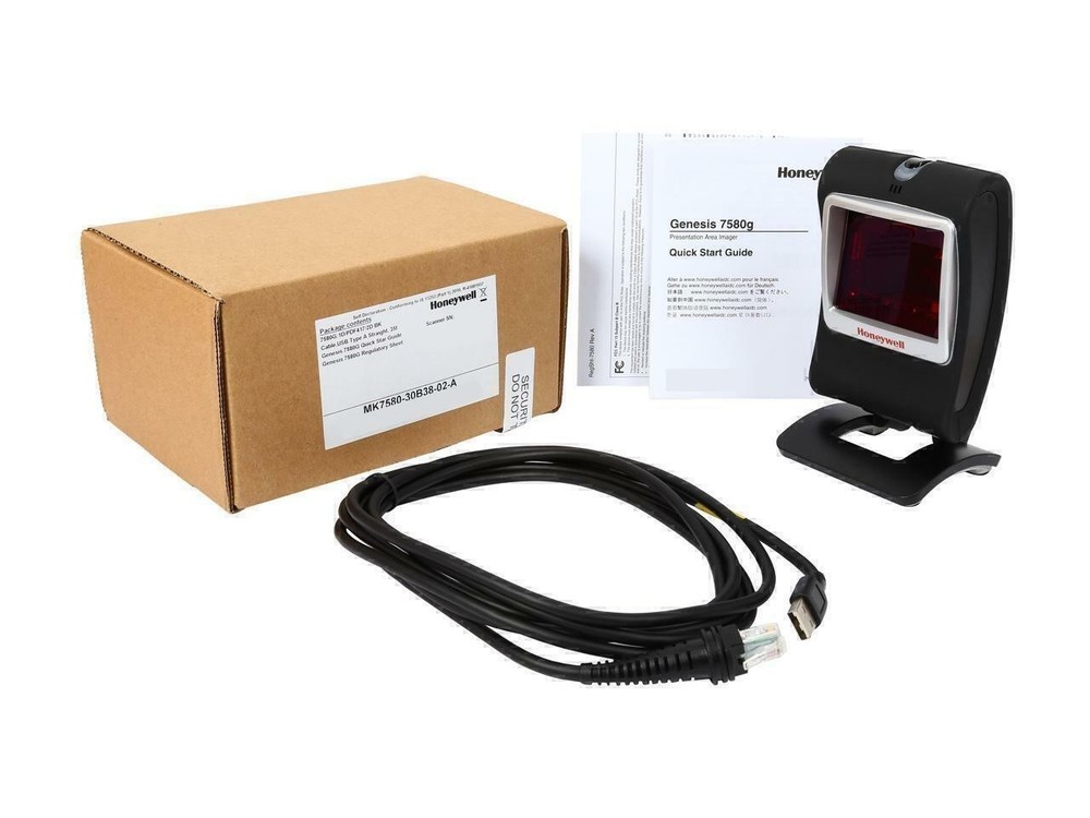 Honeywell MS7580 Genesis USB Desktop Barcode Scanner Kit MK7580-30B38-02-A