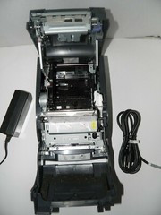MICROS EPSON TM-U220B M188B Dot Matrix POS Receipt Printer SERIAL wPower Supply