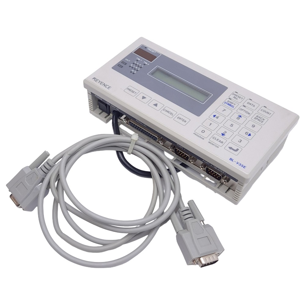 Keyence BL-V35E Barcode Display Interface, 100-120VAC 20A, NPN Open, RS-232C