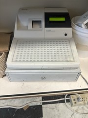 SAM4S ER-5200M Electronic Electric Cash Register, Wired, Adjustable Display