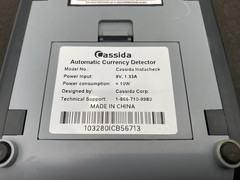 Cassida InstaCheck Automatic Counterfeit Bill Detector w/ AC Adapter