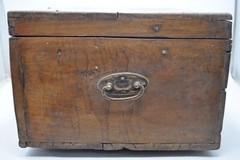 Antique Wooden Shopkeepers’ Cash Money Box Original Old Hand Crafted