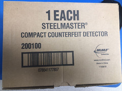 NEW STEELMASTER MMF Compact UV Counterfeit Bill Detector 200100