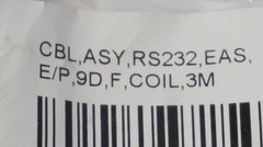 -=NEW=-DATALOGIC GRYPHON GD4100 BARCODE SCANNER CABLE 90A052062 10′ RS232 DB-9