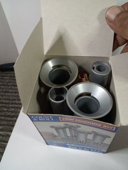 Coin Counting Kit 4 Gray Tubes & Box
