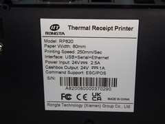 Rongta Thermal Receipt Printer 80mm Receipt Printer FOR PARTS ONLY!