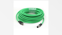 4 Pin Ethernet Cable D-Coded to RJ45 Cat5e for Barcode Reader Sensor 15m PoE