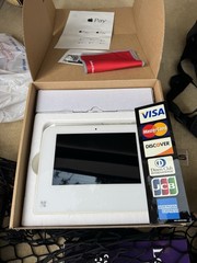 Clover Flex Handheld POS System C403 with Charging Cradle, White