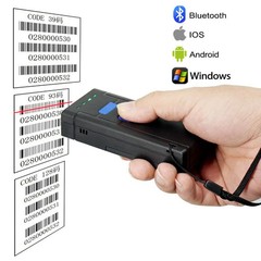 Wireless Bluetooth Barcode Scanner,Symcode Mini Portable Barcode Reader Scanner