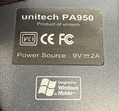 Unitech Rugged Mobile Terminal Data Collection Scanner / Terminal – Model PA950