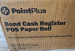 50 Rolls 3″ x 165′ 1-ply Bond POS/Cash Register/Adding Machine Paper Rolls