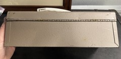 Vintage Metal Lockable Cash Box Lockbox w/ Handle, Portable, Includes Keys