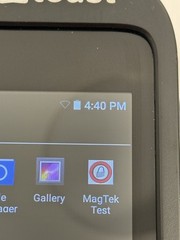 Toast TG100 Go Handheld POS Device – Works – Has Issue – Read Description