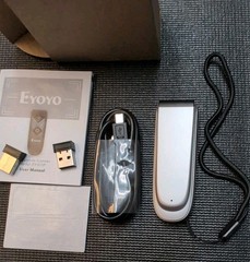 Eyoyo EY-015 Mini Bluetooth Barcode Scanner with charging cord