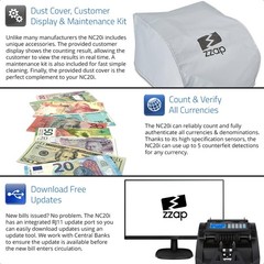 ZZap Bill Value Counter & Counterfeit Detector – Money Cash Currency Machine …