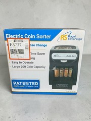 Royal Sovereign Quick Sort Electric Coin Sorter Counter Machine QS-1AC Tested