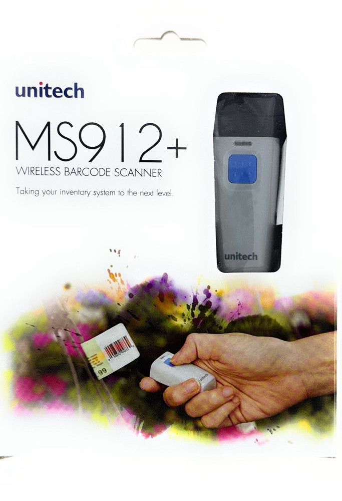 Unitech MS912+ Wireless Barcode Scanner – Bluetooth Pocket Scanner | MS912 Plus