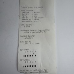 Epson TM-T88IV M129H RS232 Serial Thermal POS Receipt Printer NO Power Supply