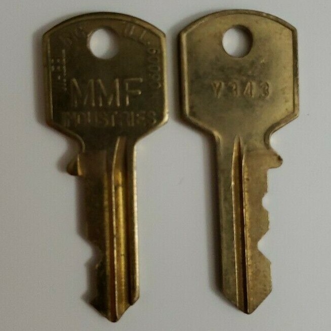 MMF Industries Replacement Key for Cash Drawer and POS – W, X, Y, Z Key Codes