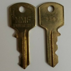 MMF Industries Replacement Key for Cash Drawer and POS – W, X, Y, Z Key Codes
